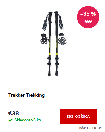 Turistické paličky Trekšport Trekker